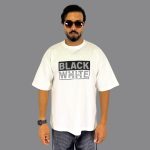 تی شرت مردانه مدل black &white - Image 2