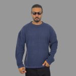 بافت یقه گرد مردانه