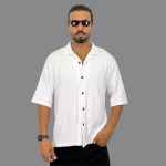 پیراهن مردانه آستین کوتاه پاییزه - Image 5