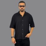 پیراهن مردانه آستین کوتاه پاییزه - Image 3