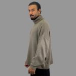 بافت یقه اسکی مردانه - Image 3