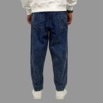 شلوار جین اسلش مردانه آبی (Jogg Denim) کمر کش - Image 2