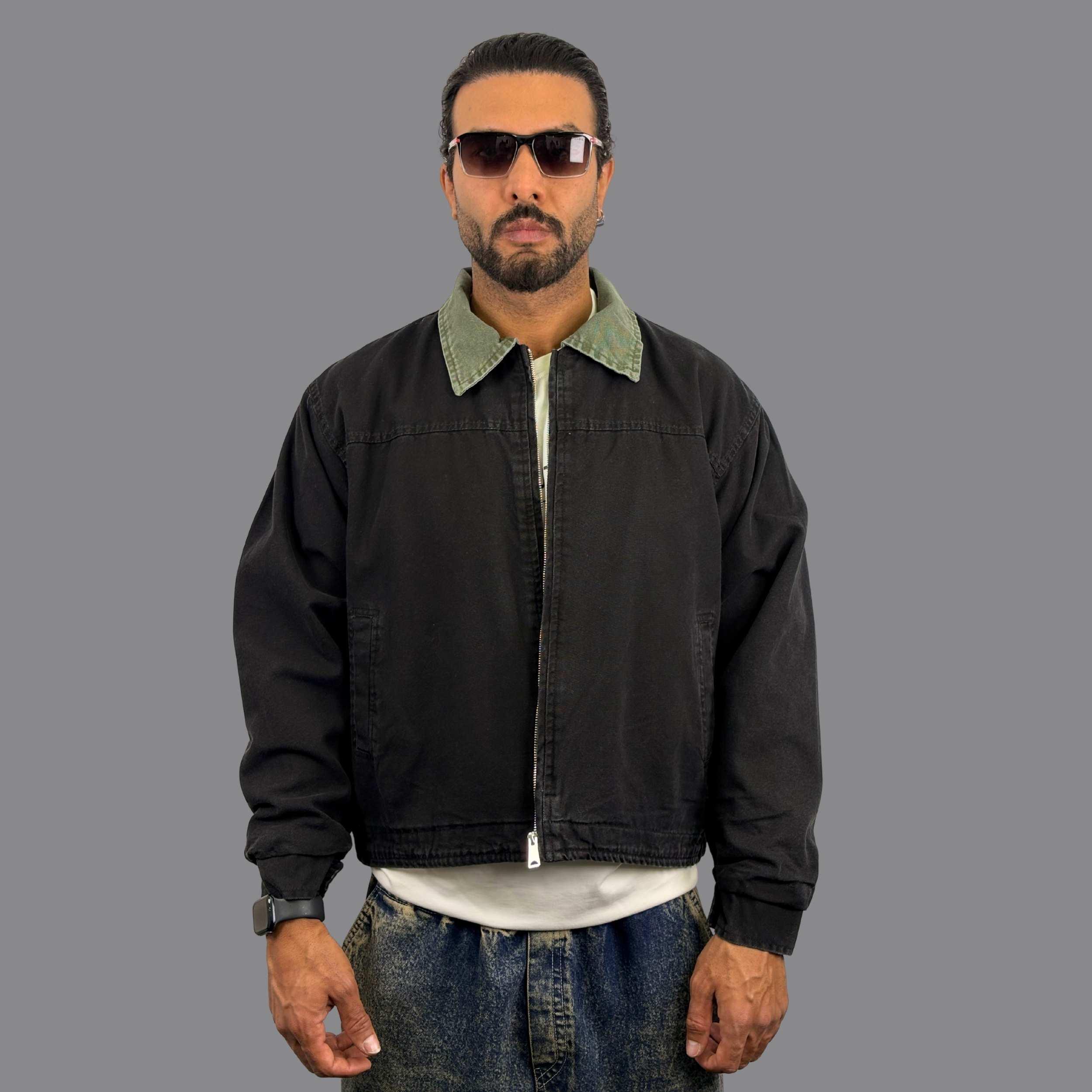 کاپشن کتان مشکی