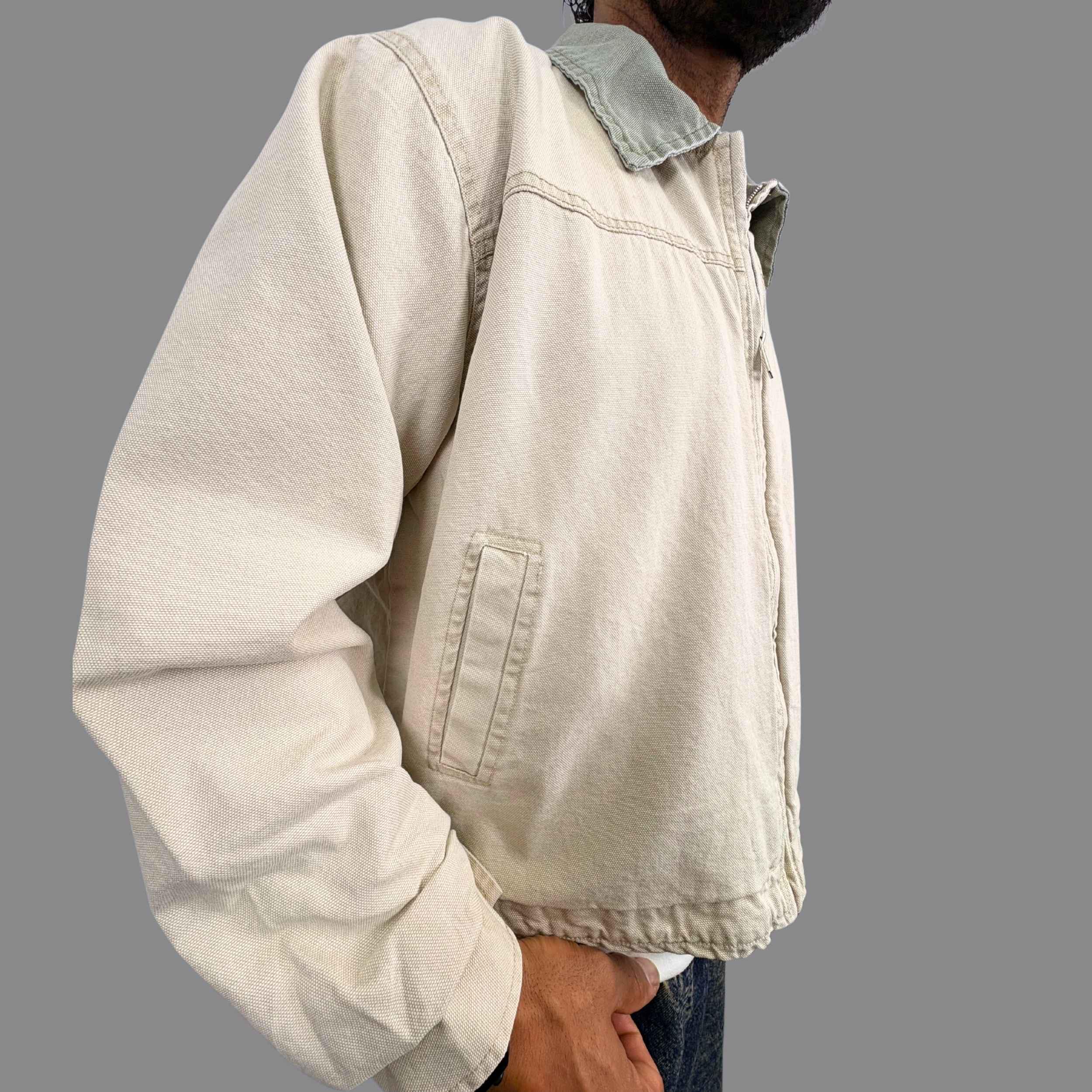 کاپشن کتان کرم