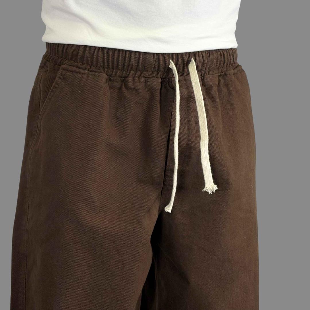 شلوار بگ کتان مردانه مدل کمرکش - Image 11