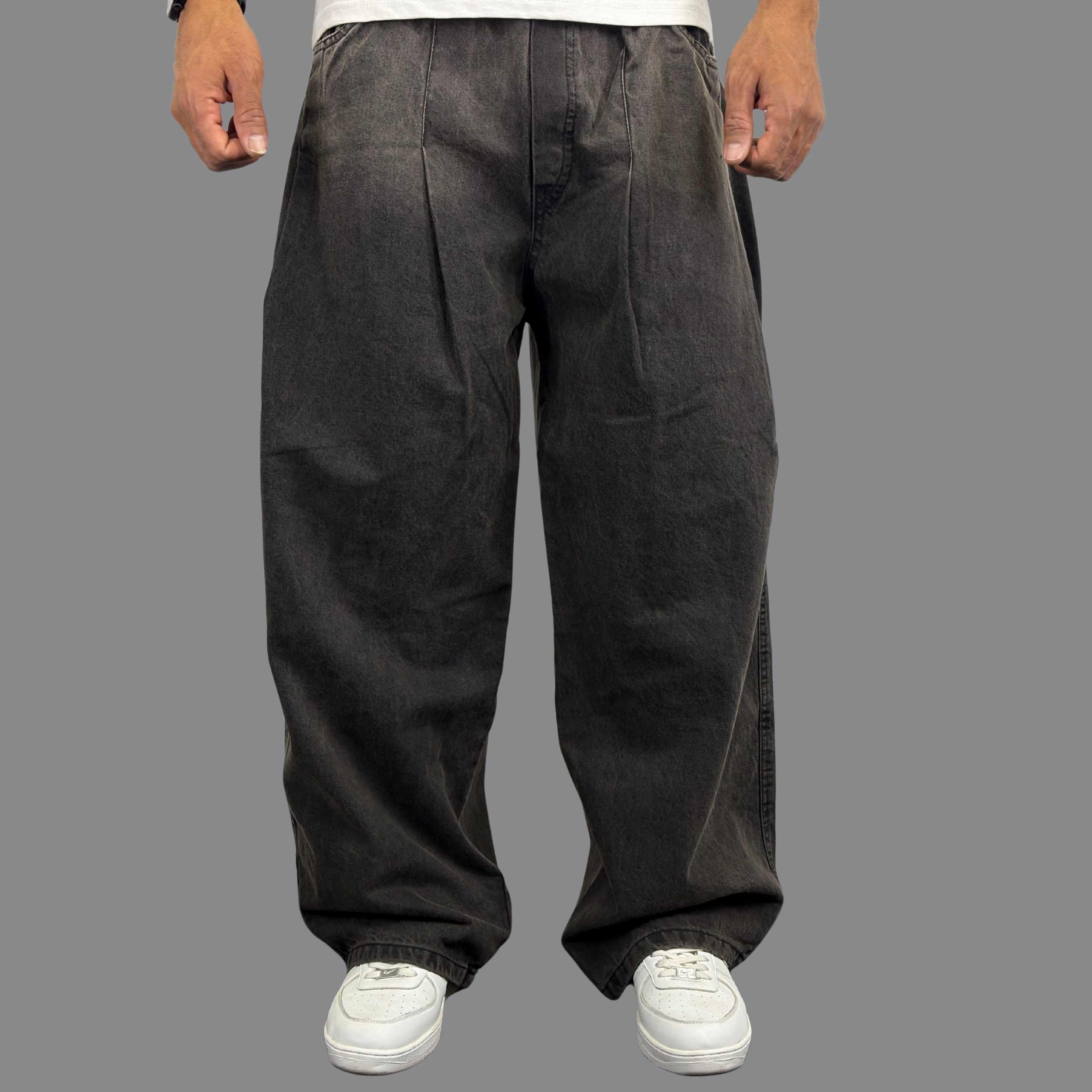 شلوار جین بالونی مردانه دودی