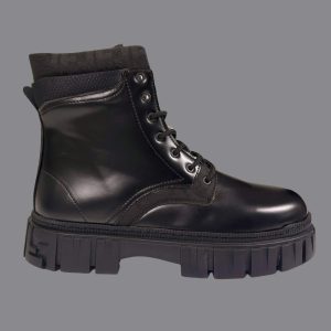 بوت مردانه مشکی مدل فندی