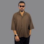 پیراهن مردانه آستین کوتاه مدل باکسی روپن - Image 7