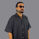 پیراهن راه راه آستین کوتاه مردانه