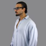 پیراهن لینن مردانه آستین بلند